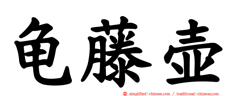 龟藤壶