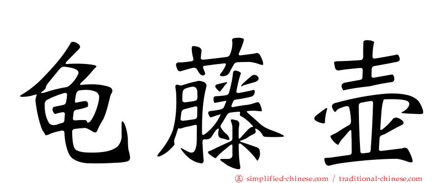 龟藤壶