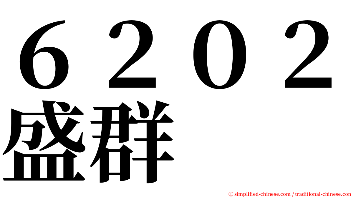６２０２盛群 serif font