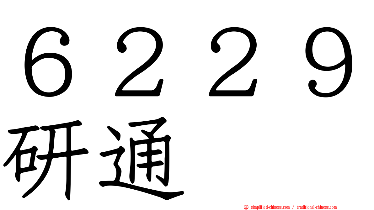 ６２２９研通