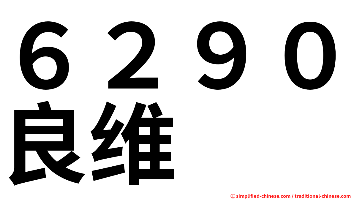 ６２９０良维