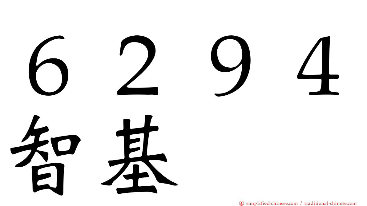 ６２９４智基
