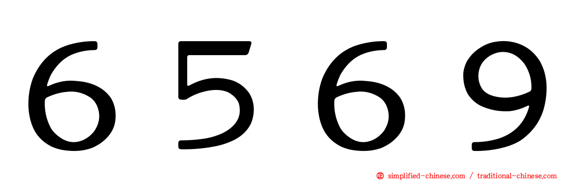 ６５６９